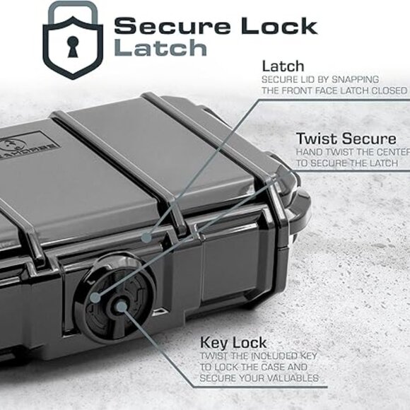 Seahorse Waterproof Locking Box w/Bottles - Picture 1 of 6